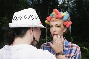 Wild Fairy styling - backstage    