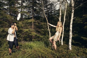 Wild Fairy styling - backstage    