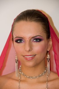 Czech Make-up Master Class 2009 - téma "Arabská princezna" - postup do finále   